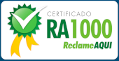 Certificado RA1000 Reclame Aqui
