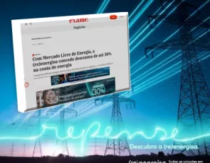 Portal Exame destaca atuação da (re)energisa no Mercado Livre Portal Exame destaca atuação da (re)energisa no Mercado Livre